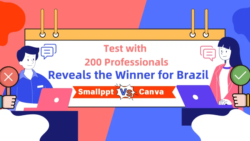 Comparing Smallppt to Canva.