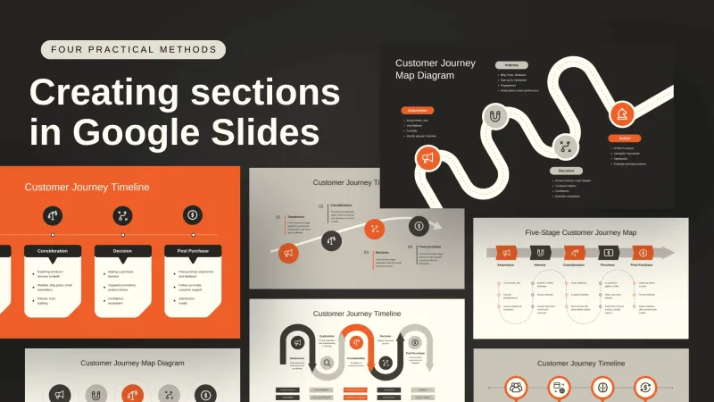 Creating sections in Google Slides tutorial