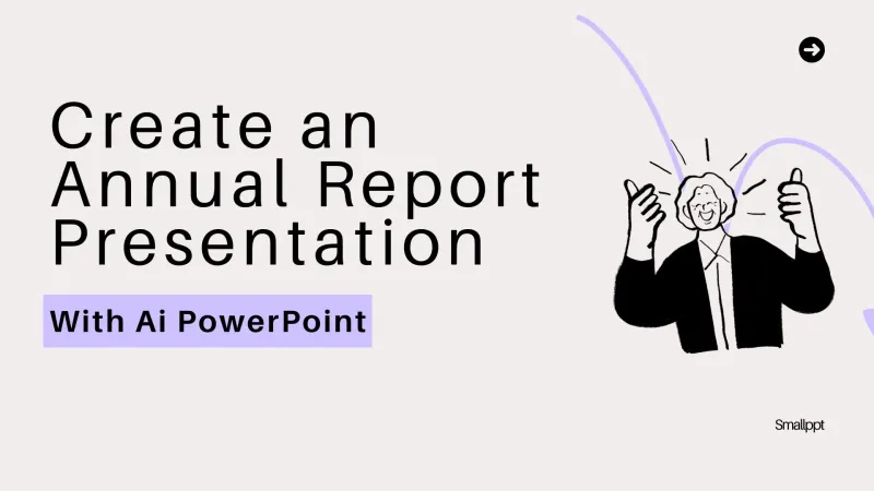 Create an Annual Report Presentation with AI PowerPoint