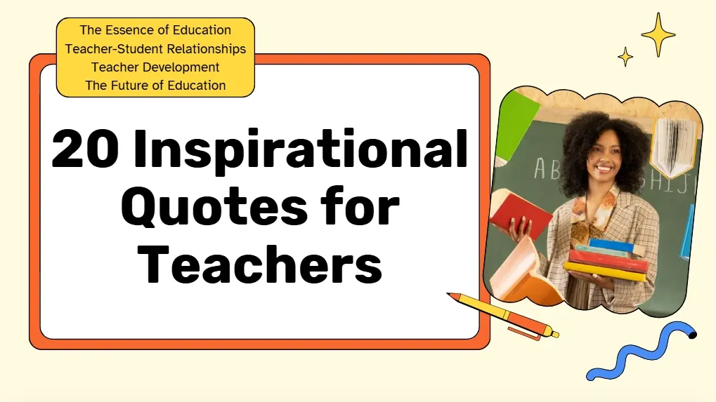 20 Inspirational Quotes for Teachers