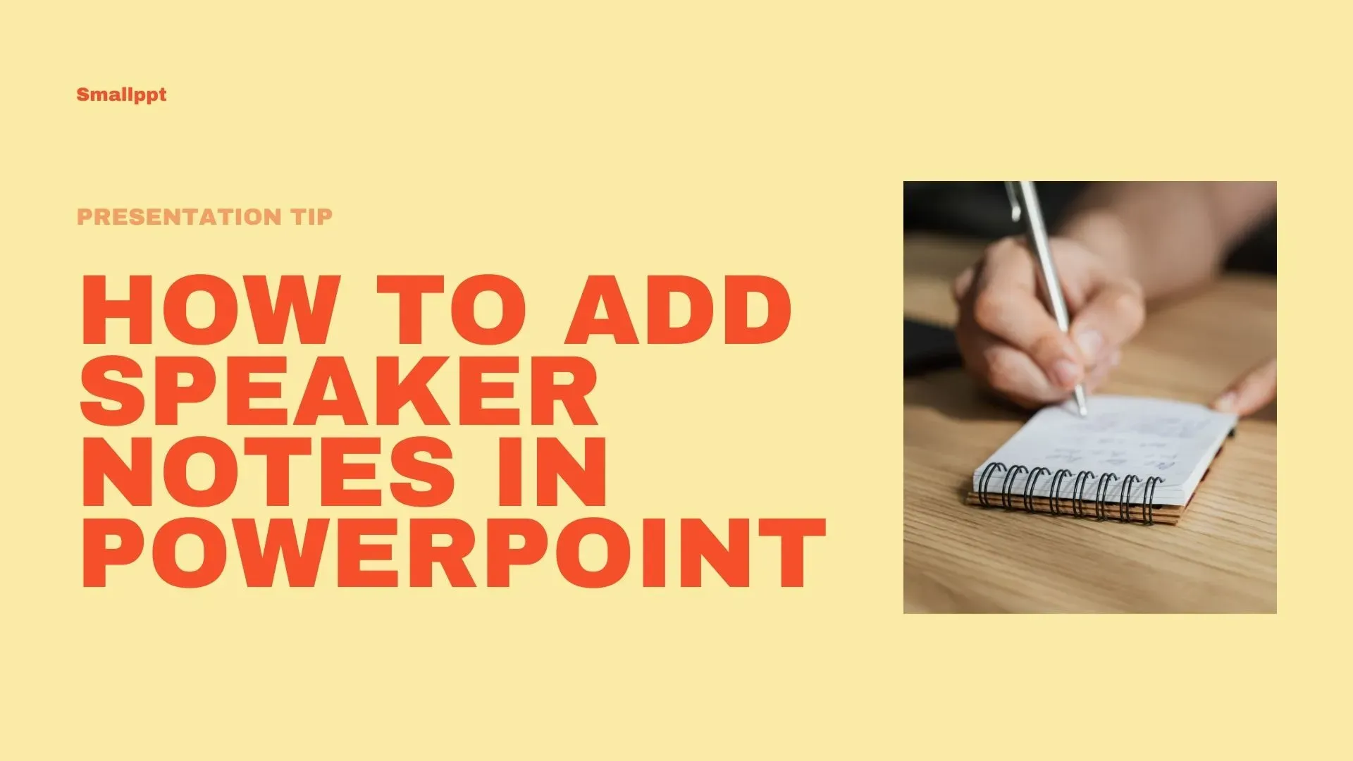How to add speaker notes in powerpoint
