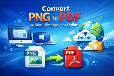 Convert PNG to PDF on Mac, Windows, and Online   cover image