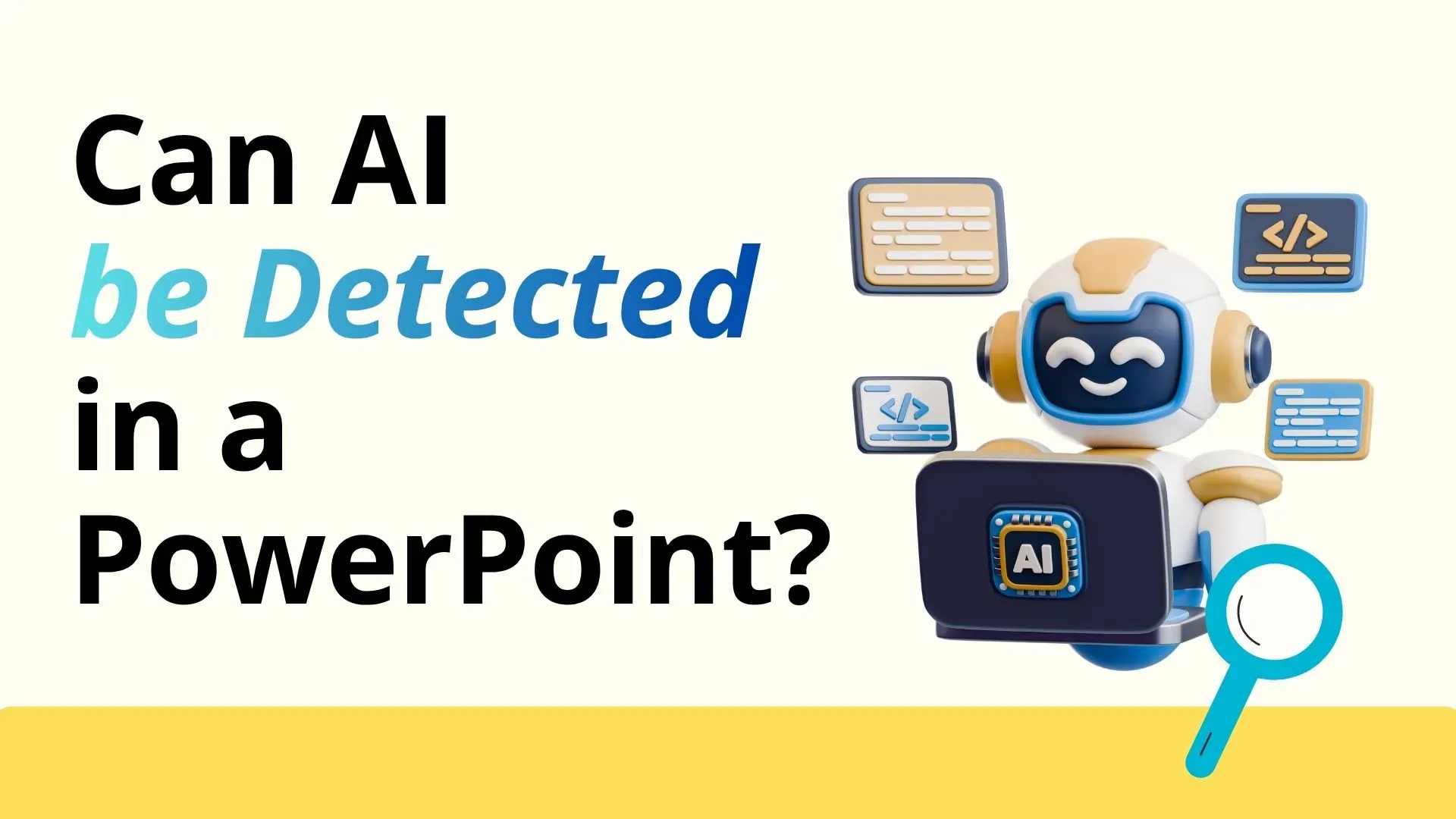 Can AI be Detected in a PowerPoint Presentation