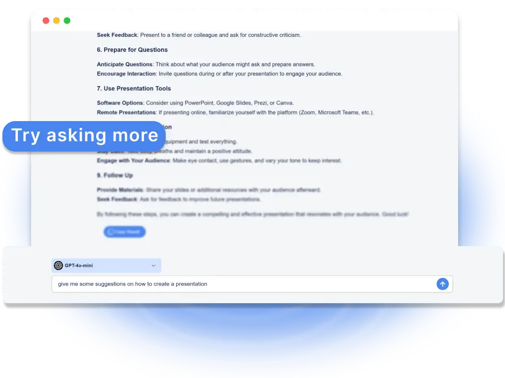 Free Artificial Intelligence Chatbot by Smallppt